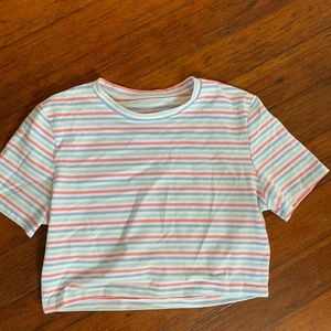 Striped baby tee